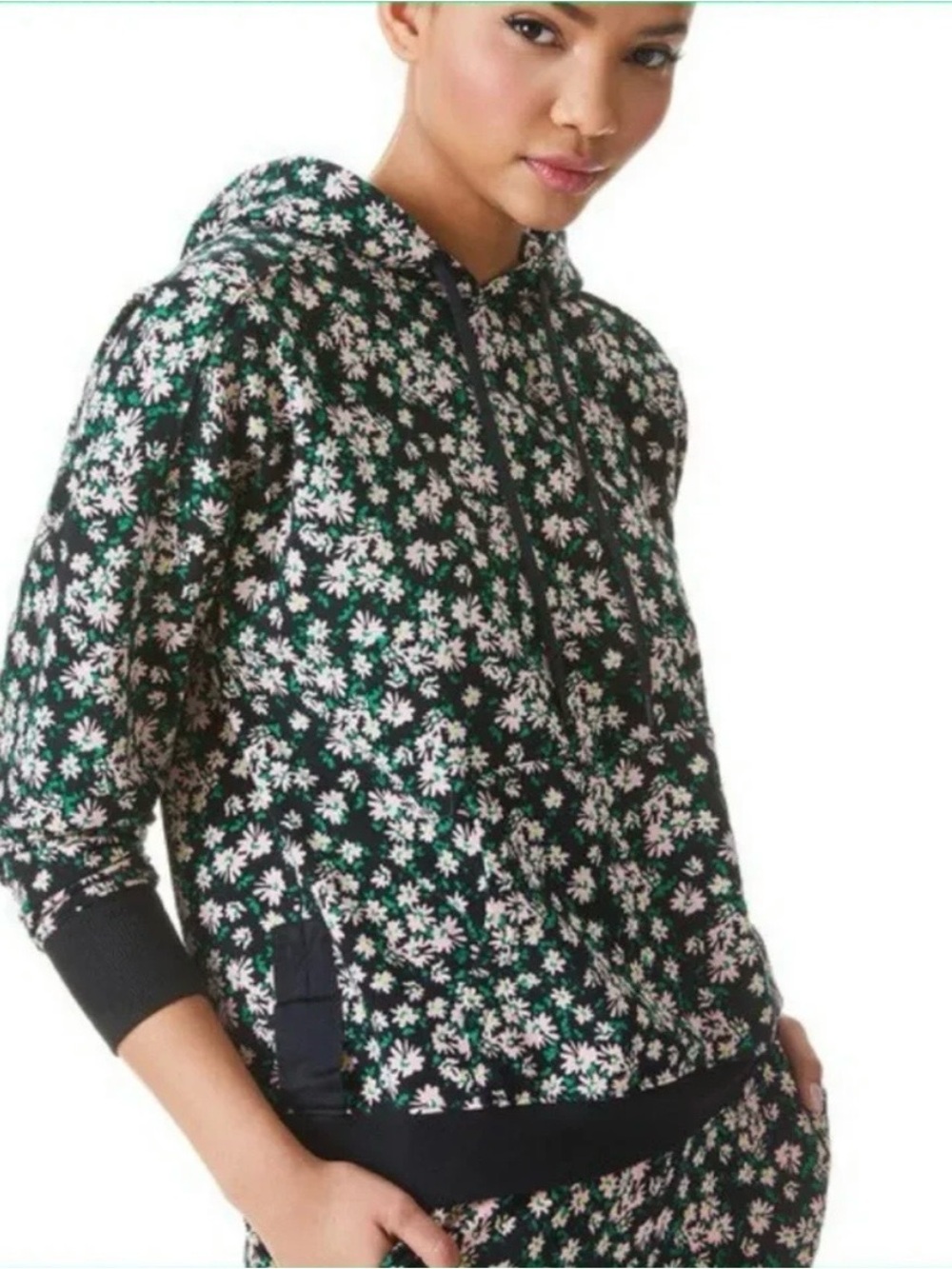 Alice + Olivia Ronan Hoodie with back cutout